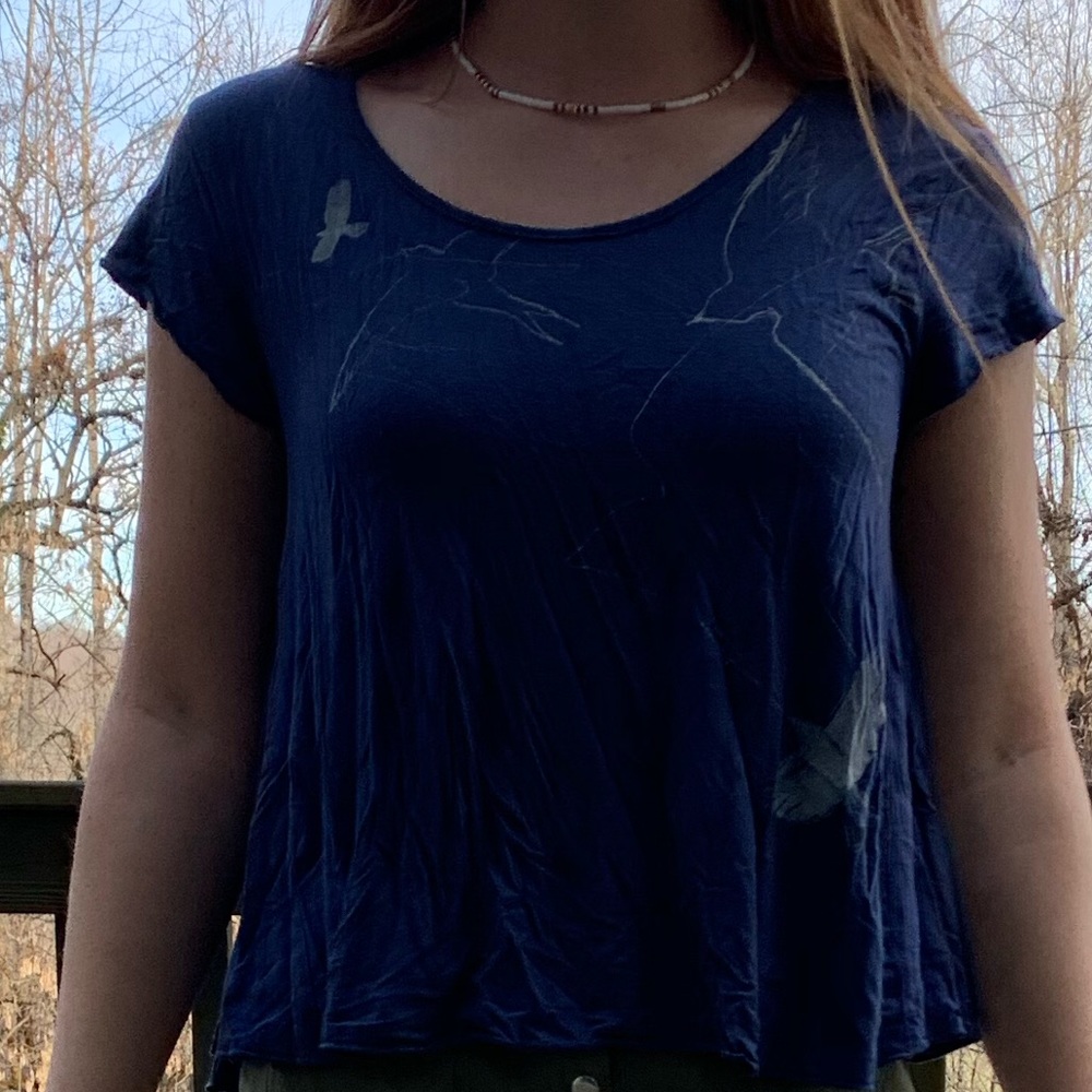 American Eagle Blue Bird Shirt